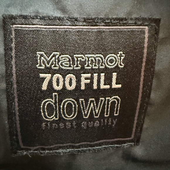 NWOT Marmot Varma Long Down Jacket Black Medium - Picture 6 of 11